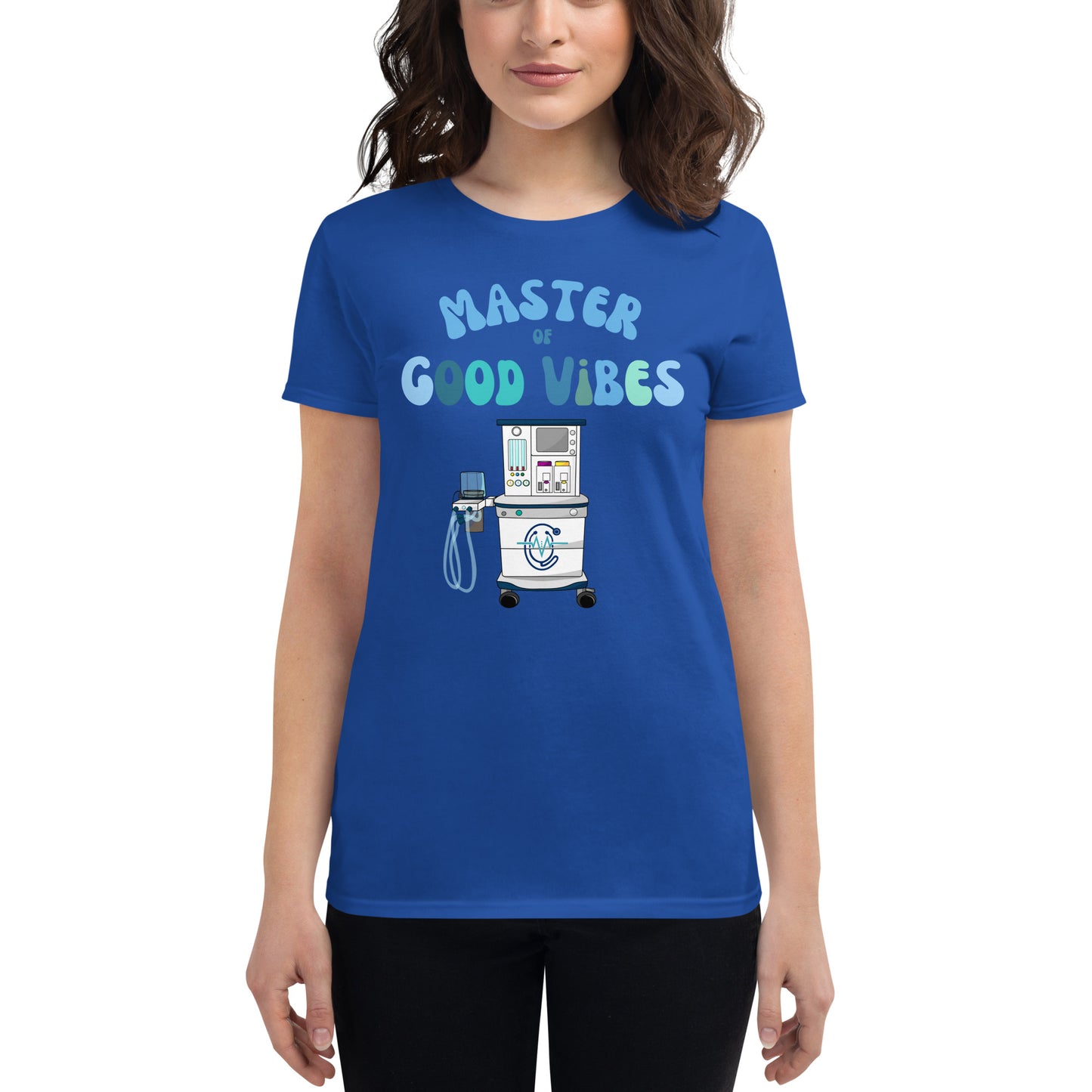 Anesthesia Good Vibes Women's Fashion Fit short sleeve t-shirt