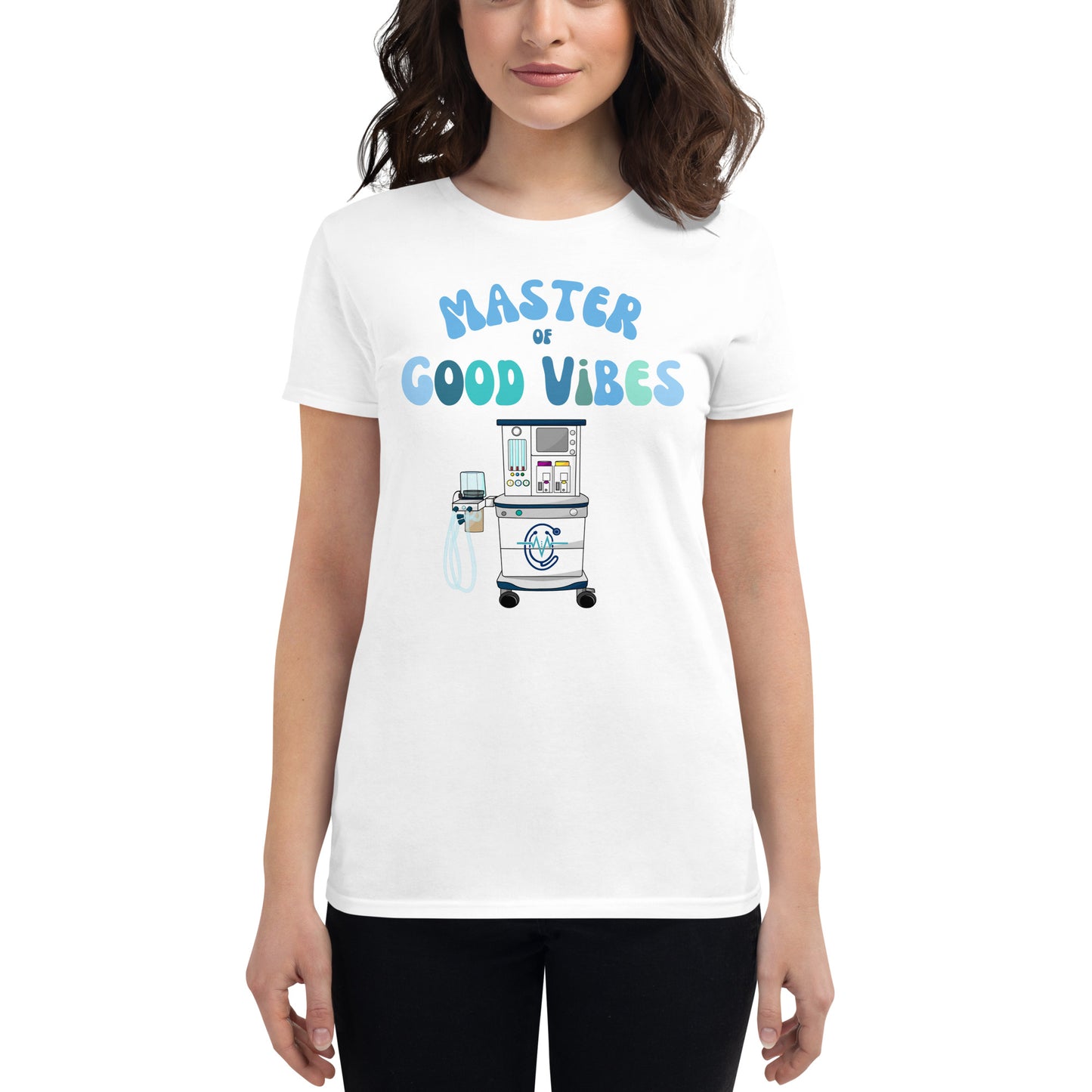 Anesthesia Good Vibes Women's Fashion Fit short sleeve t-shirt